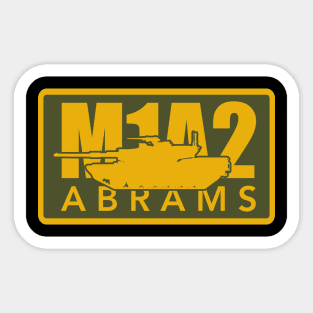 M1A2 Abrams Patch Sticker